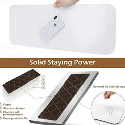 Stair Treads for Wooden Steps - 8x30in Carpet Stairs Runner Indoor Non-Slip Stair Mats for Kids Elders and Pets