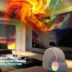Star Projector Galaxy Light for Bedroom Home Planetarium with Remote Control Realistic Starry Night Ceiling Projector - Perfect Night Light Gift for Kids Adults Parties and Home Decor
