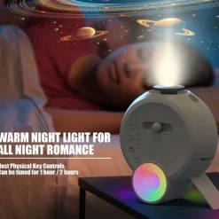 Star Projector Galaxy Light for Bedroom Home Planetarium with Remote Control Realistic Starry Night Ceiling Projector - Perfect Night Light Gift for Kids Adults Parties and Home Decor