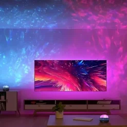 Star Projector Galaxy Projector Ocean Wave Projector Water Light Projector Valentine's Gift for Bedroom Night Light Projector Gaming Room, Home Theater, Ceiling, Room Decor