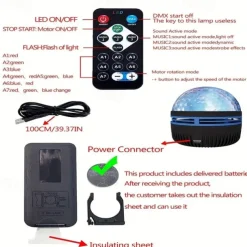 Star Projector Galaxy Projector Ocean Wave Projector Water Light Projector Valentine's Gift for Bedroom Night Light Projector Gaming Room, Home Theater, Ceiling, Room Decor