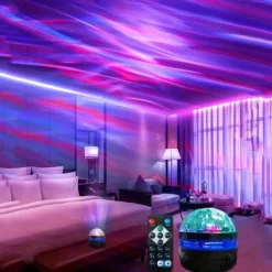 Star Projector Galaxy Projector Ocean Wave Projector Water Light Projector Valentine's Gift for Bedroom Night Light Projector Gaming Room, Home Theater, Ceiling, Room Decor