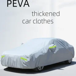 StarFire All Size High Quality Car Cover Full Cover Four Seasons Universal Thick Waterproof Sunshade Sunscreen Car Cover Reflective Warning Safety Car Cover 1pcs