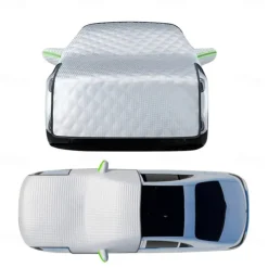 Starfire Car Front Windshield Snow Shield Anti-Freeze Cover Wind Shield Snow Shield Anti-Frost Cover Cloth Winter Snow Protection Thickened Winter