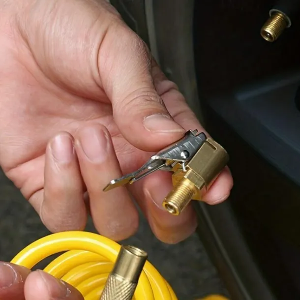 StarFire Car Inflator Pump Quick Coupling Pump Quick Charge Head Tire Nozzle Adapter Press Type Chuck Inflatable Nozzle