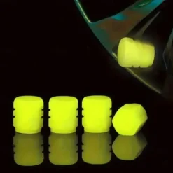 Starfire Car Luminous Valve Valve Green Pink Blue Yellow Car Tire Valve Cap Motorcycle Valve Core Glow
