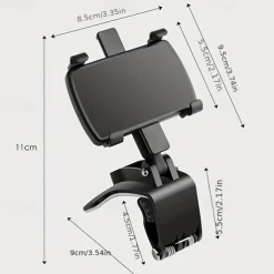StarFire Car Phone Holder Easy Clip Stand Mounting Black Bracket For Phone&GPS Driving Recorder