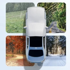 Starfire Car Snow Shield Front Windshield Snow Cover Frost Frost Windshield Windows Four Seasons Universal Thickened Cover Cloth