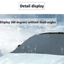 StarFire 210*120cm Magnetic Car Sun Shade Protector Auto Front Window Sunshade Cover Car Windshield Sunshade Protector Car Accessories