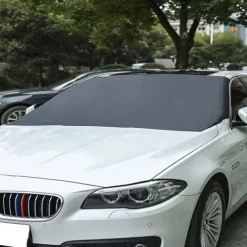 StarFire 210*120cm Magnetic Car Sun Shade Protector Auto Front Window Sunshade Cover Car Windshield Sunshade Protector Car Accessories