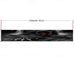 StarFire 3D Transparent Car Front Windshield Stickers Front And Rear Gear Decorative Sunshade Decals Modified Front Gear Car Stickers