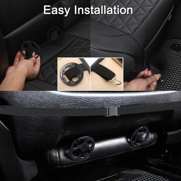 StarFire High End Luxury PU Leather Car Seat Cover Protector, Front Seat Bottom, Compatible with 90% Vehicles