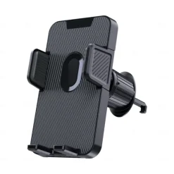 StarFire Mobile Phone Holder For Car Air Outlet 360 Degree Rotation StablePhone Mount Compatible For Android/IOS Suitable For 4-7 Inches Smart Phone Black