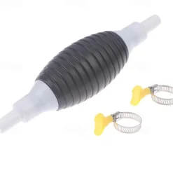 StarFire 1PC Car Fuel Gas Hand Primer Manual Pump Fuel Line Pump Fuel Pumps Car Tool Transfer Primer for Gas Petrol Diesel Oil Liquid Water with Valve Clips