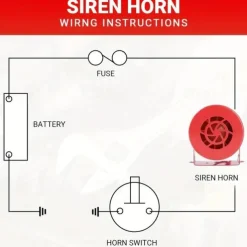 StarFire 1pcs MS-190 Motor Alarm Horn Wind Screw Electric Air Defense Alarm High decibel 220V Mine Factory Alarm Horn