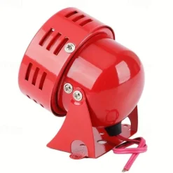 StarFire 1pcs MS-190 Motor Alarm Horn Wind Screw Electric Air Defense Alarm High decibel 220V Mine Factory Alarm Horn