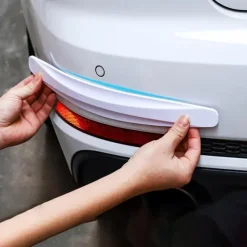 StarFire 2PCS Universal Anti-Collision Protector Rubber Car Front And Rear Corner Bumper Guard Lip Anti-Scratch Strips Sticker Car Product Accessories