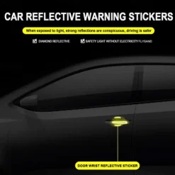 StarFire 4pcs/8pcs Universal Door Handle Sticker 3D Carbon Fiber Car Door Handle Paint Scratch Protector Sticker Stonego Auto Door Handle Scratch Cover
