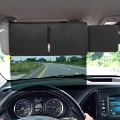 StarFire Sun Visor for Car with Zipper Slider Upgraded UV400 Car Sun Visor Extension with PC Lens and Side SunshadeAnti-Glare Car Visor for Safe DrivingUV-Filtering/Protection