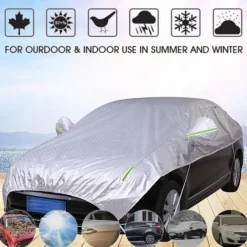 StarFire Sunshade rainproof sunscreen hailproof heat insulation universal real Oxford cloth car jacket special half-cover model