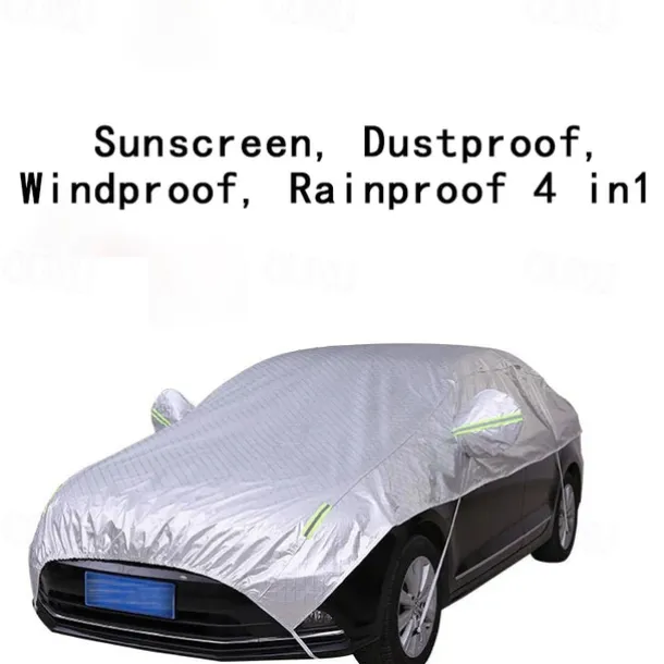 StarFire Sunshade rainproof sunscreen hailproof heat insulation universal real Oxford cloth car jacket special half-cover model