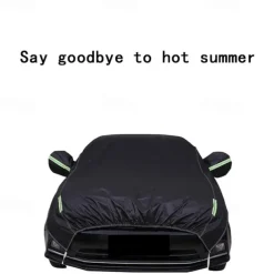 StarFire Sunshade rainproof sunscreen hailproof heat insulation universal real Oxford cloth car jacket special half-cover model