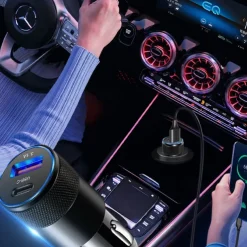 StarFire 38W USB Car Charger Quick Charge 3.0 Type-C Fast Charging Phone Adapter For IPhone 14 13 12 11 Pro Max For Redmi/Huawei/Samsung