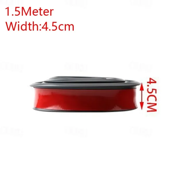 StarFire Wheel Arch Covers Extensions Universal Rubber Fender Flares Lip Wheel-arch Trim Fender Eyebrow Protector Scratch Proof Rubber