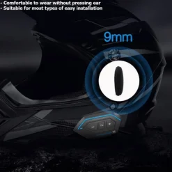 StarFire X6 Helmet Headset Motorbike Interphone Motorcycle BT-compatible Intercom Stereo Headset For Cell Phone