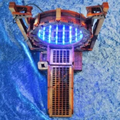 Stargate Bookends Ornaments Table Lamps Gifts LED Lighted Portal Bookends Two-Way Galaxy Door