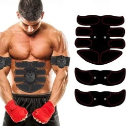Stimulator Abdominal Muscle Toner Abs Muscle Trainer 6 Modes 9 Levels Intensity Body Fitness Shaping Massage Patch