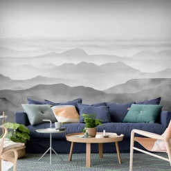 Stone 3D Landscape Home Decoration Abstract Classic Wall Covering, Canvas PVC / Vinyl Material Adhesive required Mural, Room Wallcovering