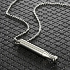 Stop Smoking Necklace Anxiety Whistle Necklace Breathing Necklace Stop Smoking Stress Relief Mindful Necklace Meditation Necklace