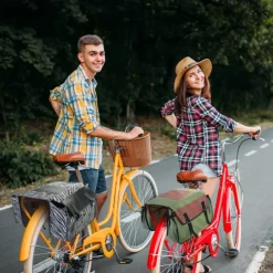 Storage Trunks Bike Hanging Bag Bike Rear Rack Bag Large Capacity Waterproof Bike Trunk Bag Bike Saddle Shopping Bag Support Width Less Than 13 Inches Of The Bike Frame