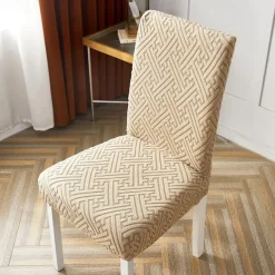 Stretch Dining Chair Cover Flexible Slipcovers for a Snug Fit High Back Dining Chair Cover Protecting Your Chairs from Spills and Wear While Adding a Stylish Touch to Your Dining Room