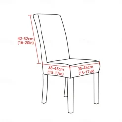 Stretch Dining Chair Cover Flexible Slipcovers for a Snug Fit High Back Dining Chair Cover Protecting Your Chairs from Spills and Wear While Adding a Stylish Touch to Your Dining Room