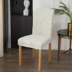 Stretch Dining Chair Covers Elastic and Durable Slipcovers Perfect for Protecting and Refreshing Dining Chairs Suitable for High-Back Dining Chairs Adds Comfort and Style to Your Dining Room Decor