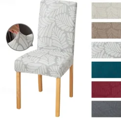Stretch Dining Chair Covers Elastic and Durable Slipcovers Perfect for Protecting and Refreshing Dining Chairs Suitable for High-Back Dining Chairs Adds Comfort and Style to Your Dining Room Decor