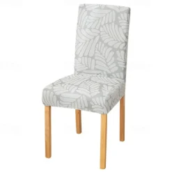 Stretch Dining Chair Covers Elastic and Durable Slipcovers Perfect for Protecting and Refreshing Dining Chairs Suitable for High-Back Dining Chairs Adds Comfort and Style to Your Dining Room Decor