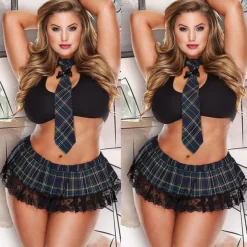 Student Halloween Cosplay Costume Mini Skirt Uniform Sexy Costume Adults' Women's Carnival Masquerade Performance Party Halloween Easy Halloween Costumes Dress Up