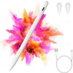 Stylus for Apple iPad Pro/Air Fully Charges this Stylus for iPad in 15 Minutes Designed for Apple Pencil with Tilte Sensitivity Palm Repulsion and Magnets