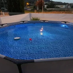 Submersible LED Pool Light, RGB Color Changing 13-LED Magnetic - Wireless Remote Control, Waterproof for Pool, Aquarium, Bathtub Decor, Parties, Holidays, Garden Fountain