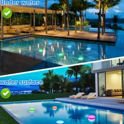 Submersible Lights 13 Leds Pool Pond Light RGB with Remote Underwater Night Light IP68 Magnet Bright Lamp for Pond Aquarium new 2022