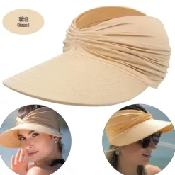 Summer Beach Sun Hat Women's Empty Top Hat 50+ Sun Sun Hat Ladies Outdoor Sports Hat