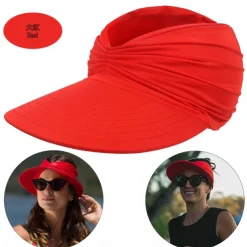 Summer Beach Sun Hat Women's Empty Top Hat 50+ Sun Sun Hat Ladies Outdoor Sports Hat