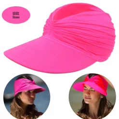 Summer Beach Sun Hat Women's Empty Top Hat 50+ Sun Sun Hat Ladies Outdoor Sports Hat