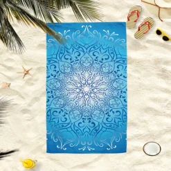 Summer Beach Towel Quick-Drying Tropical Bohemian Rainforest Sea Turtle Plant Towel Soft and Quick-Drying Beach Towel Super Absorbent Soft Microfiber Sand Pool Bath Outdoor Travel Towel