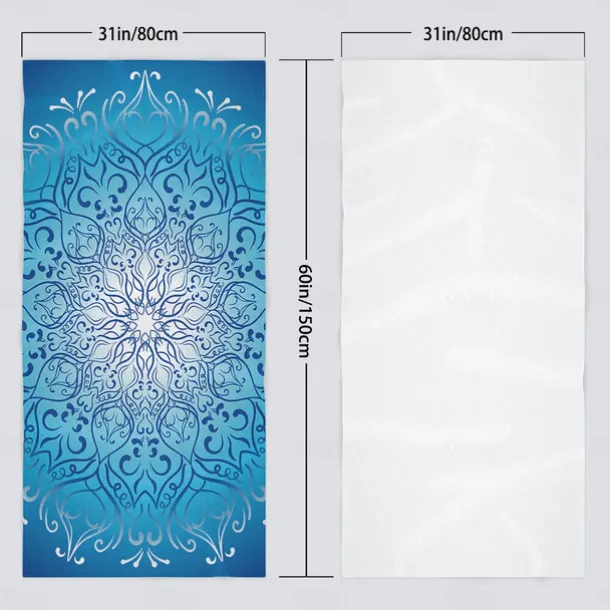 Summer Beach Towel Quick-Drying Tropical Bohemian Rainforest Sea Turtle Plant Towel Soft and Quick-Drying Beach Towel Super Absorbent Soft Microfiber Sand Pool Bath Outdoor Travel Towel