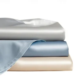 Summer Cool Ice Silk Bed Sheet Single Piece Single Dormitory Single Double Solid Color Bed Sheet Pillowcase Three-piece Bed