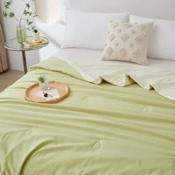 Summer Cooling Comforter Quilt Skin-friendly Keep Cool Blanket Cold Tech Fabric Summer Double-sided Comforter